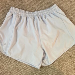 Lululemon running shorts. Light blue size 10z very lightly worn